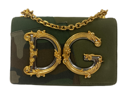 Girls Bag, Tejido, Camuflaje, Verde,3